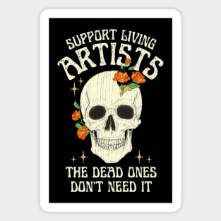 Support Living Artists Magnet